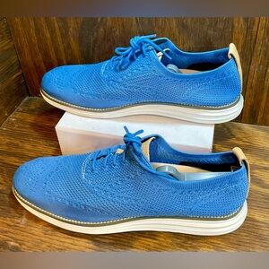 Cole Haan OriginalGrand Stitchlite Wingtip Oxford Pacific Blue C29433 Mens 10.5M